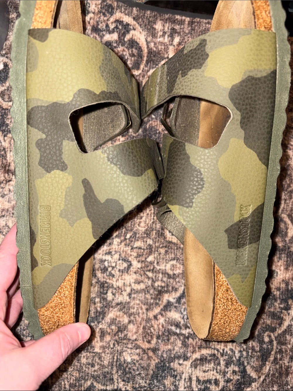Birkenstock Olive Camo Arizona sandals - 38 - Picture 7 of 10